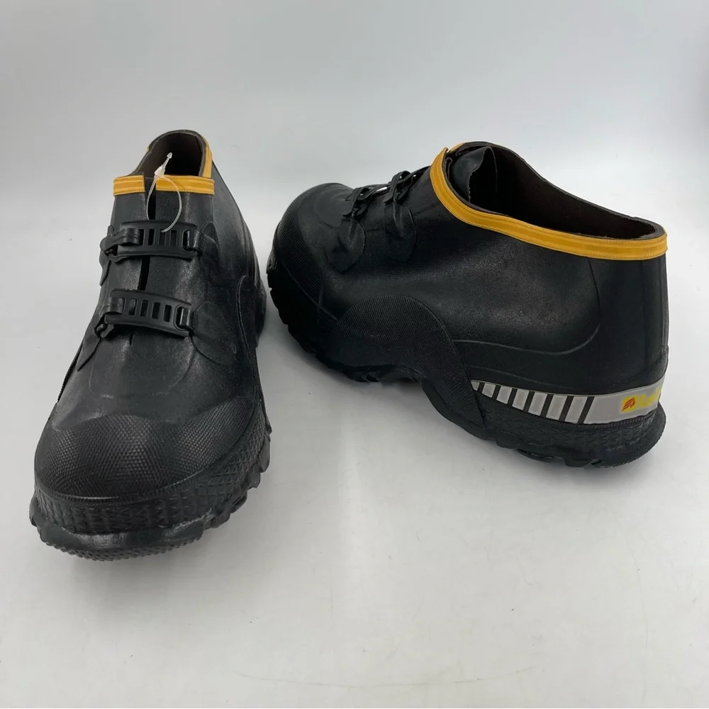 NEW! LaCrosse Men’s Black ZXT rubber overboots - Size 6